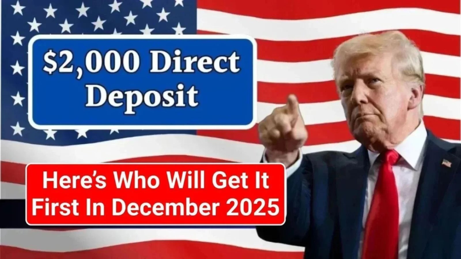 IRS Confirms $2000 Direct Deposit Payments In December 2025 — Eligibility, Dates & How To Get Yours