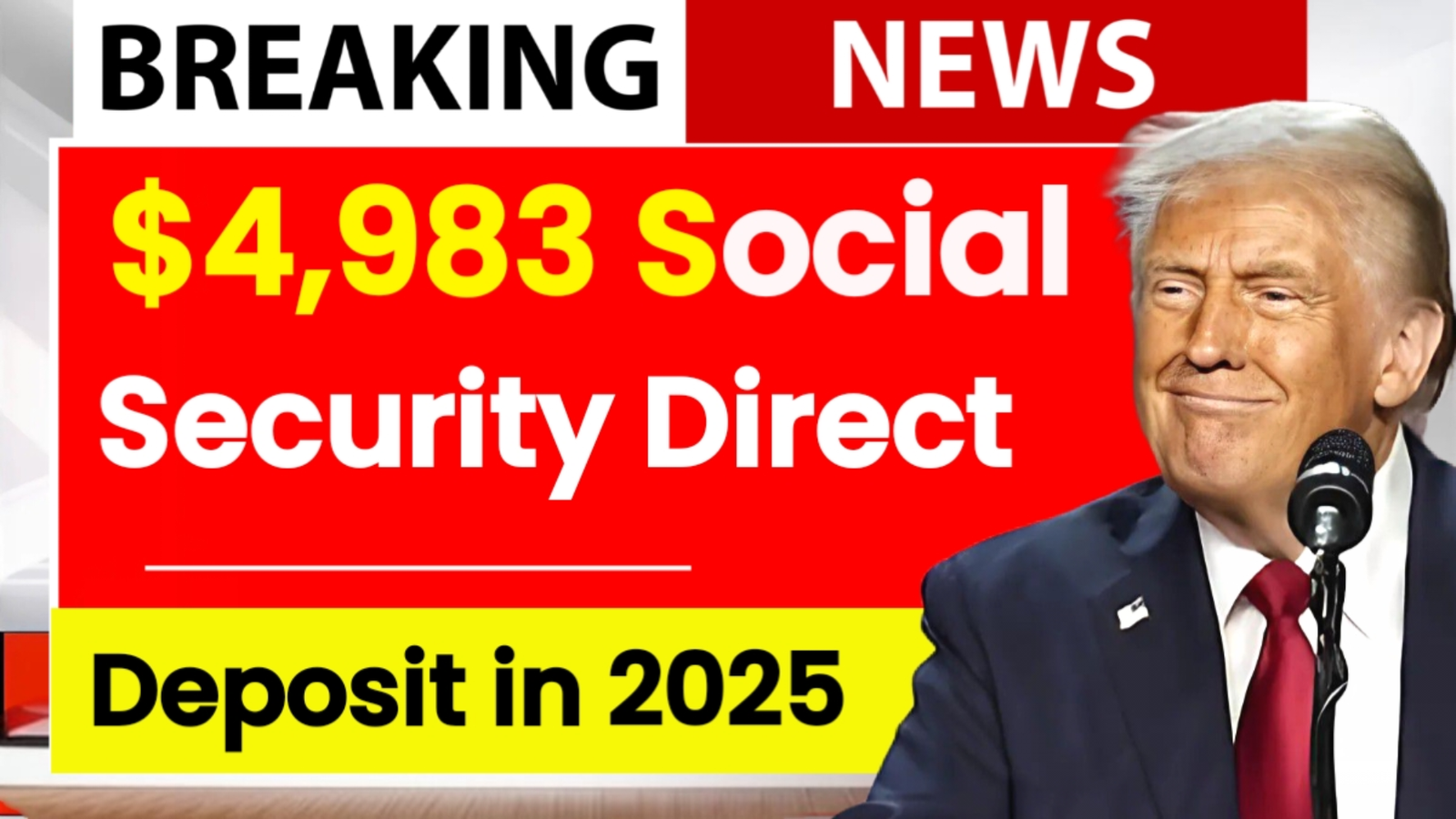 $4,983 Social Security Direct Deposit in 2025